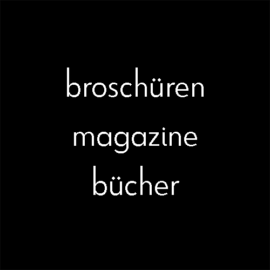 Kachel Werkschauübersicht: Broschüren, Bücher, magazine